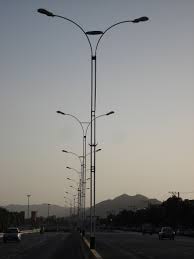 نصب پایه روشنایی فلزی در شیراز