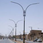 ساخت پایه های روشنایی خیابانی ارزان قیمت