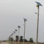 تولید پایه چراغ های خیابانی خورشیدی