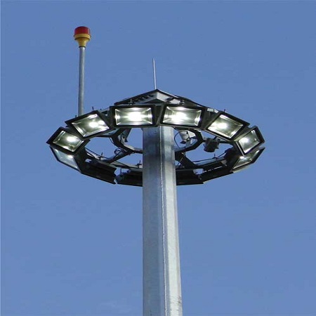 ساخت برج روشنایی با سبد متحرک