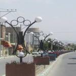 نصب پایه روشنایی تزئینی در شیراز