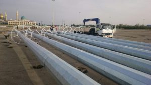 خریدار پایه دکل روشنایی با بالاترین کیفیت 34 پایه دکل روشنایی