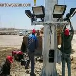 سیستم روشنایی دکل خیابانی 14 سیستم روشنایی دکل خیابانی