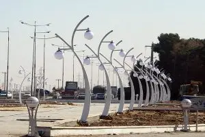 پایه چراغ روشنایی با قیمت مناسب در کارخانه 10 پایه چراغ روشنایی